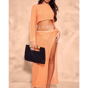 PrettyLittleThing Knit Skirt Set